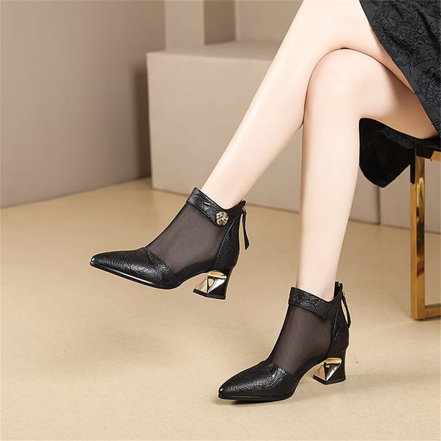 Zephyrique Glam Zipper Boots