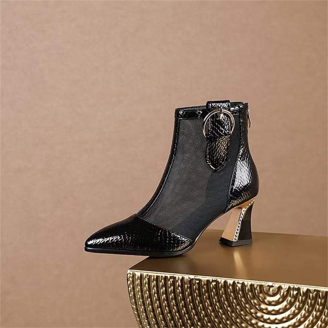 Auburnyx Croctex Zipped Boots