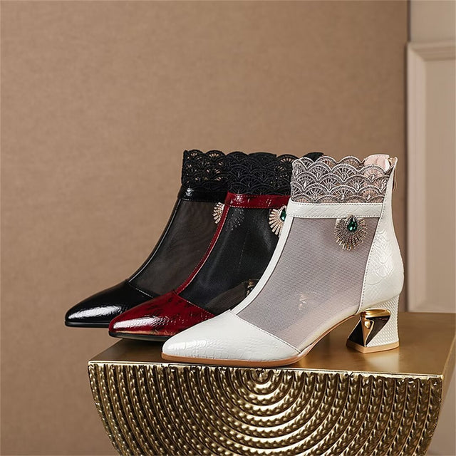 Luxalon Croctex Zipped Boots