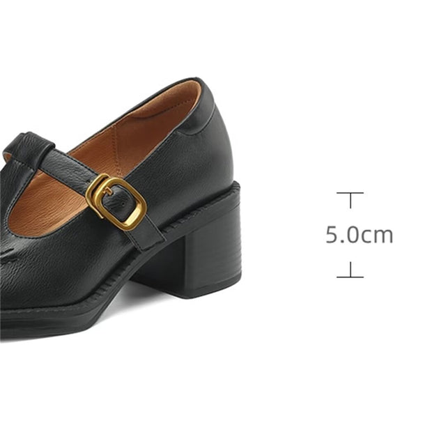 Opulessa Buckled Elegance Pumps