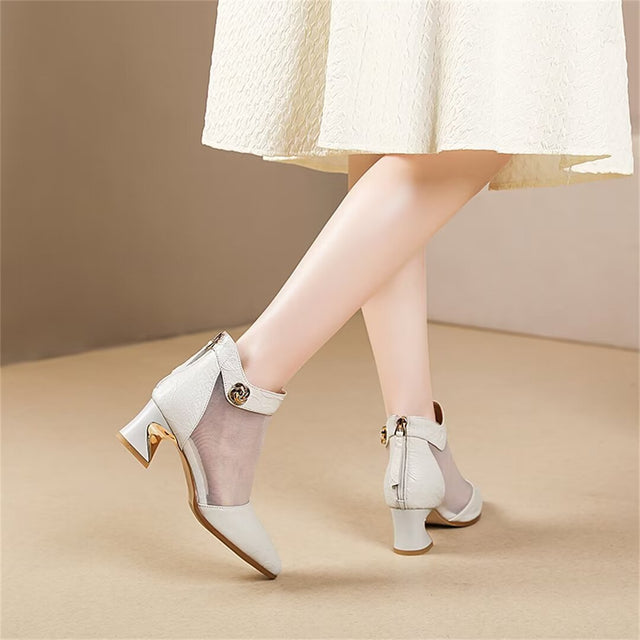 Zephyrique Glam Zipper Boots