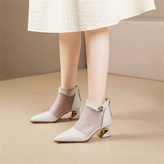 Zephyrique Glam Zipper Boots