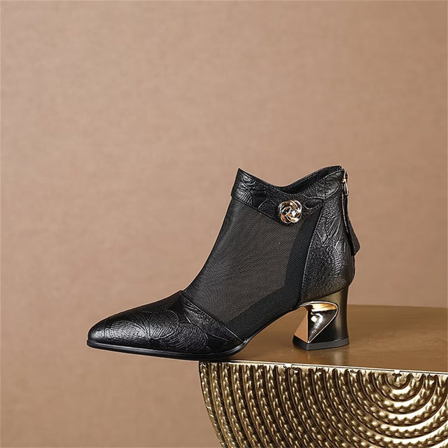 Zephyrique Glam Zipper Boots