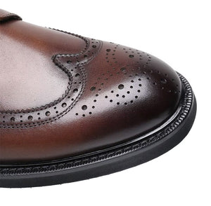 ElegantStride Cowhide Leather Men's Dress Shoes