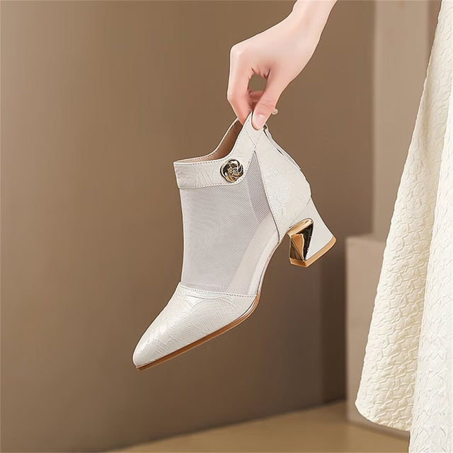 Zephyrique Glam Zipper Boots