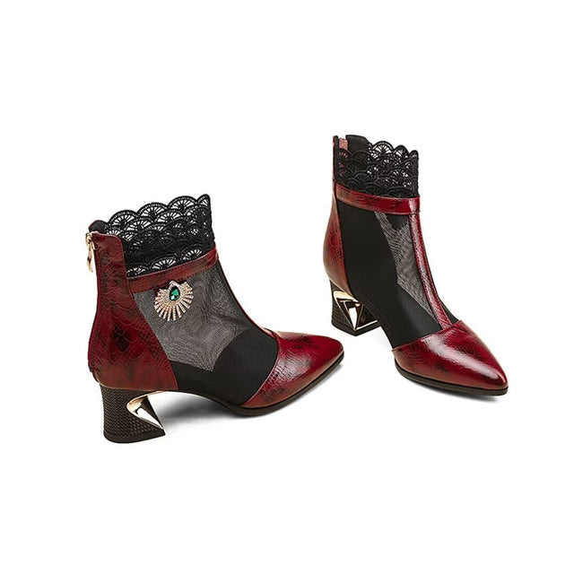 Luxalon Croctex Zipped Boots