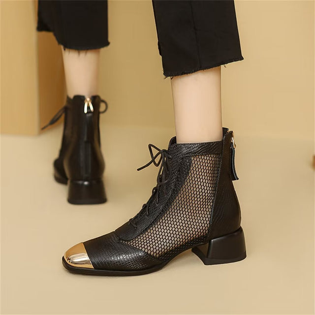 Zip-Stride Serpatura Office Boots