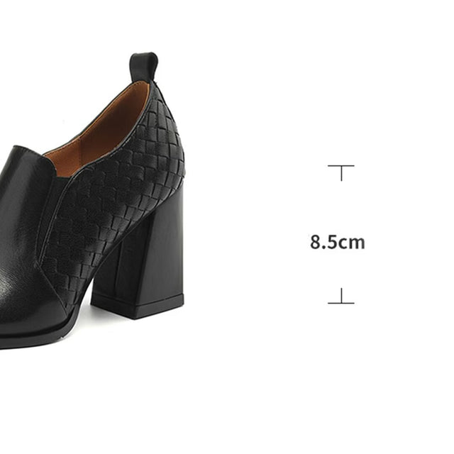 Veltique Luxe Croctex Slide Heels