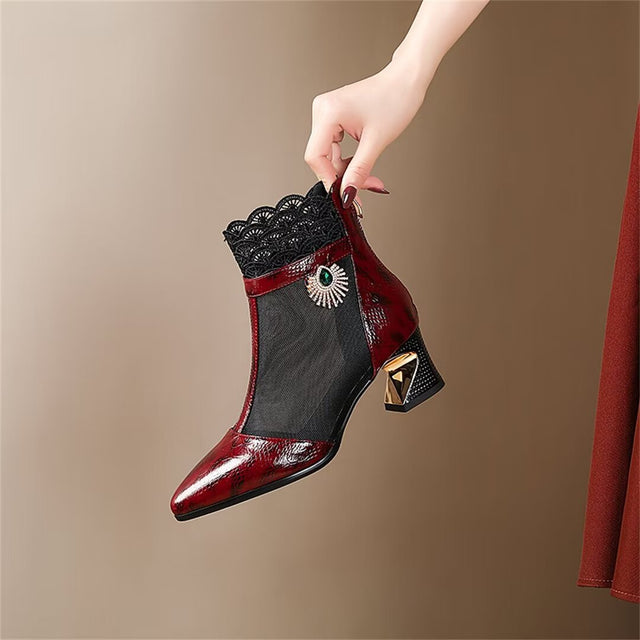 Luxalon Croctex Zipped Boots