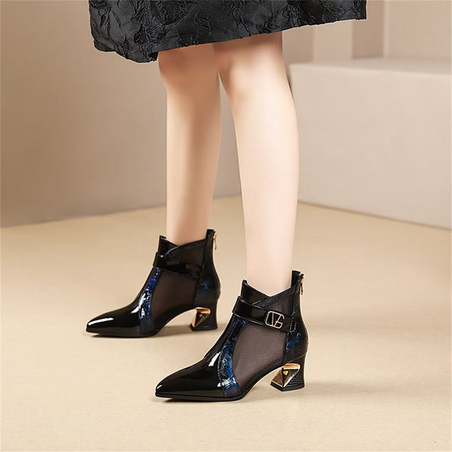 Auburnyx Silvareign Ankle Boots