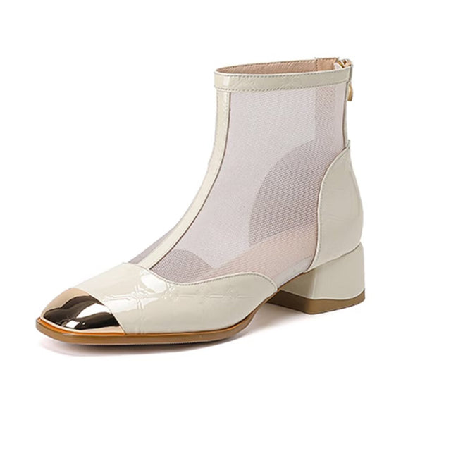 Opulessa Zip-Closure Booties