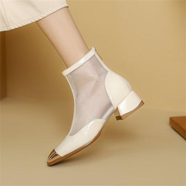 Opulessa Zip-Closure Booties