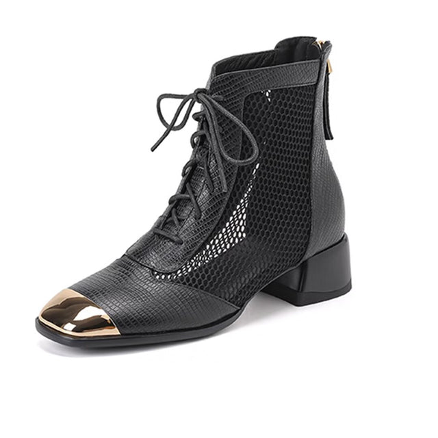 Zip-Stride Serpatura Office Boots