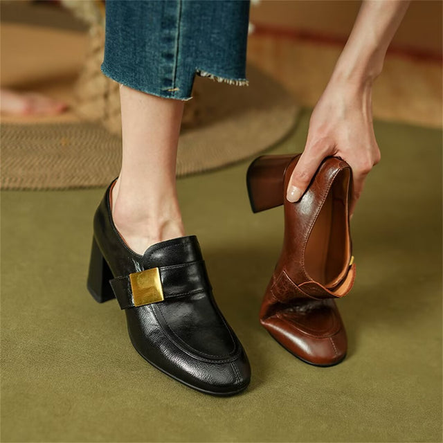 Veltique Office Slip Heels