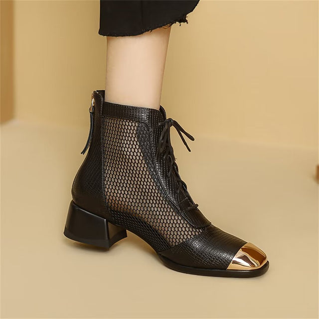 Zip-Stride Serpatura Office Boots