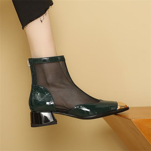 Opulessa Zip-Closure Booties