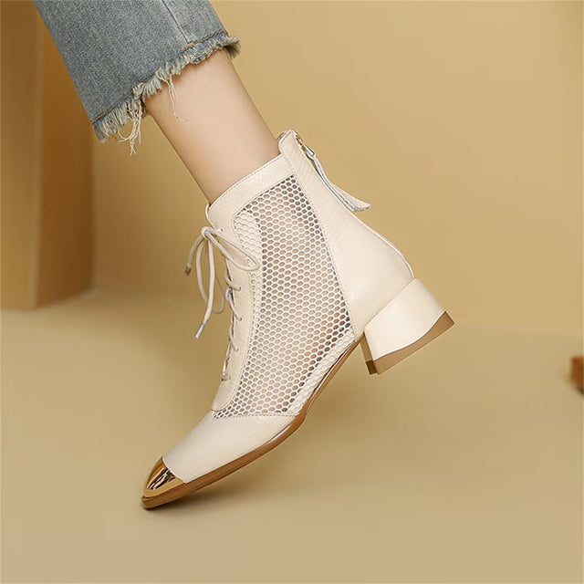 Zip-Stride Serpatura Office Boots