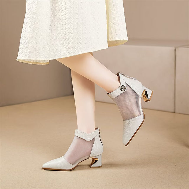 Zephyrique Glam Zipper Boots