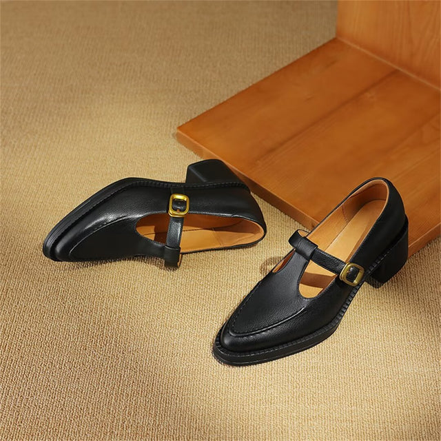 Opulessa Buckled Elegance Pumps