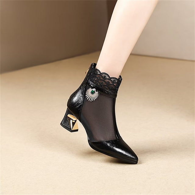 Luxalon Croctex Zipped Boots