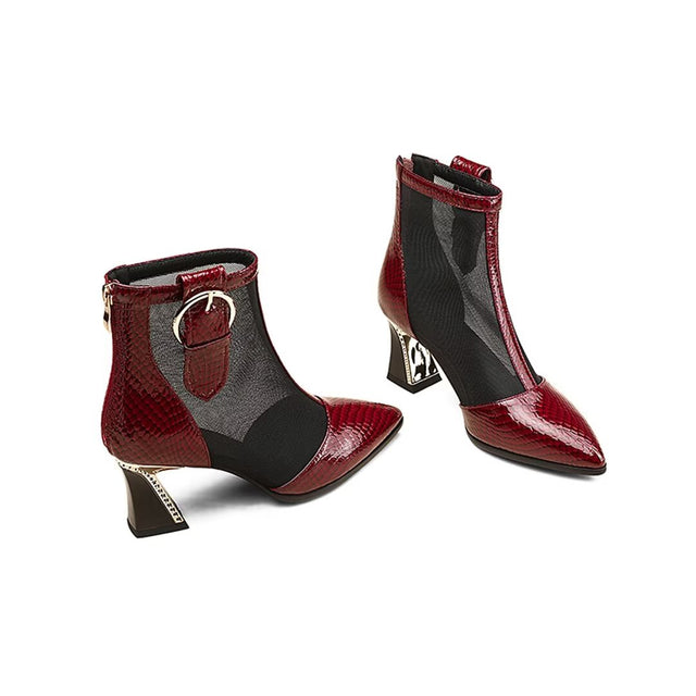 Auburnyx Croctex Zipped Boots