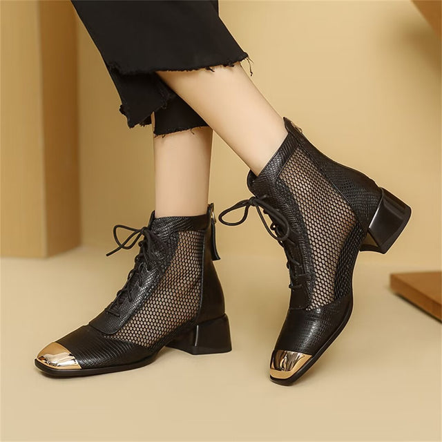 Zip-Stride Serpatura Office Boots