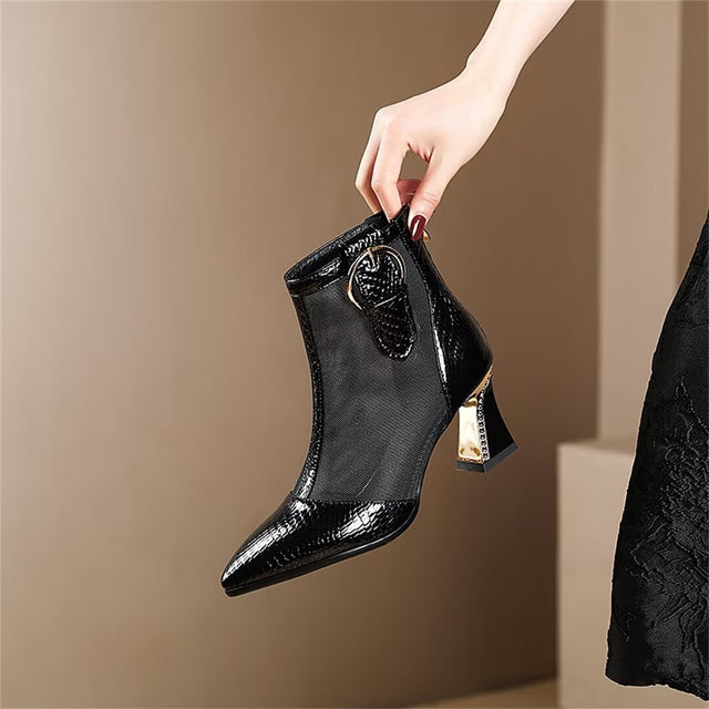 Auburnyx Croctex Zipped Boots