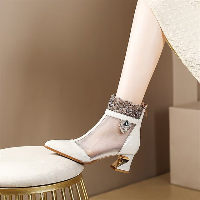 Luxalon Croctex Zipped Boots