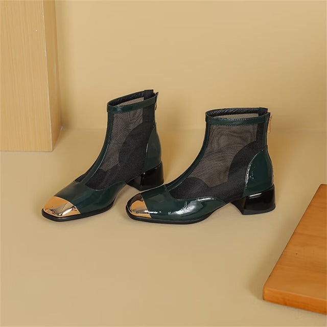 Opulessa Zip-Closure Booties