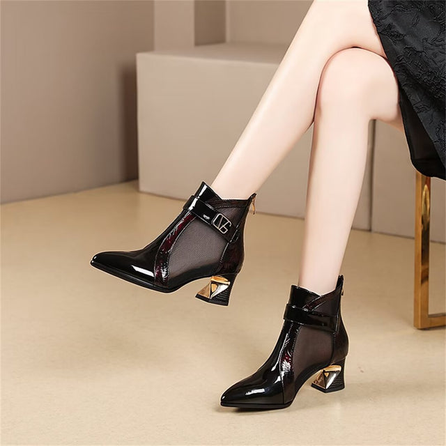 Auburnyx Silvareign Ankle Boots
