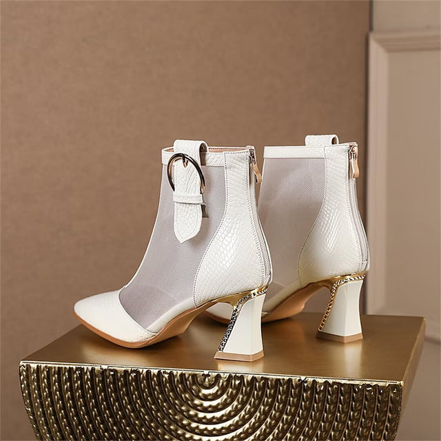 Auburnyx Croctex Zipped Boots