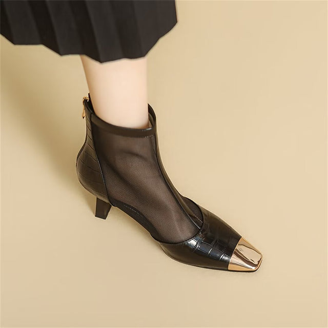 Veltique Croctex Office Booties