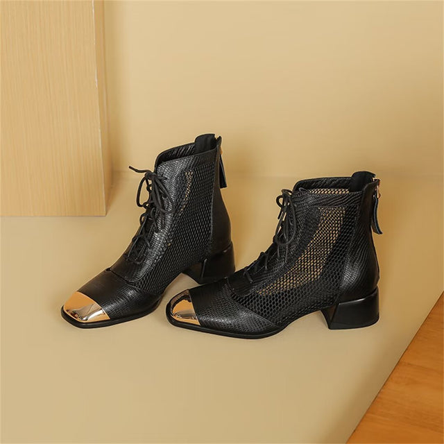 Zip-Stride Serpatura Office Boots