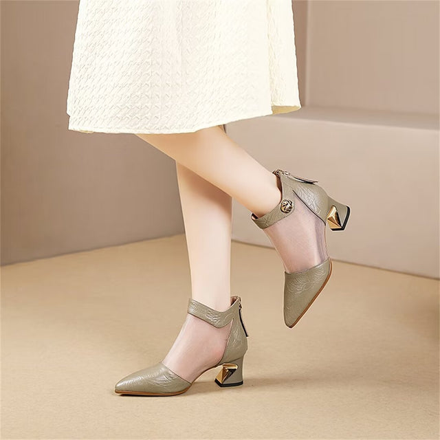 Zephyrique Glam Zipper Boots