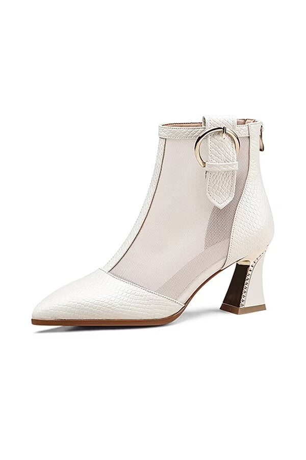 Auburnyx Croctex Zipped Boots