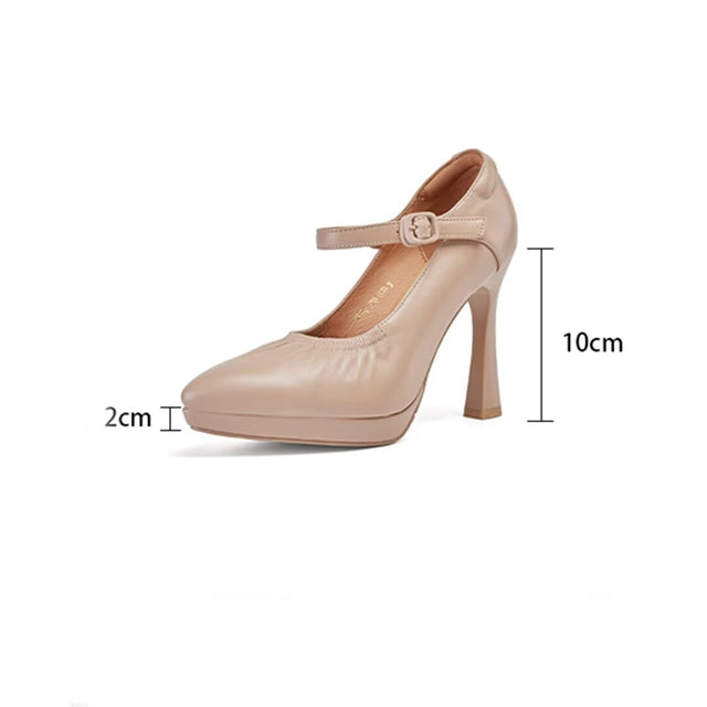 Fieralis Buckled Office Heels