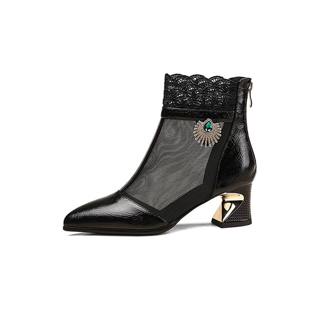 Luxalon Croctex Zipped Boots