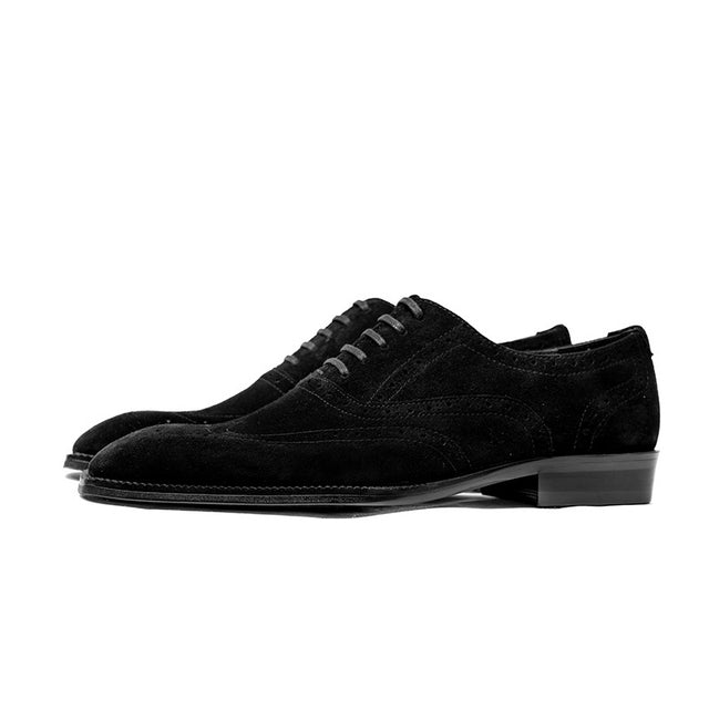 Veltoria LuxeLace Suede Dress Shoes