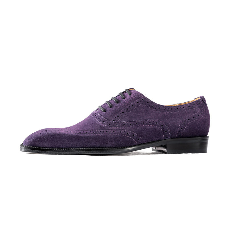 Veltoria LuxeLace Suede Dress Shoes