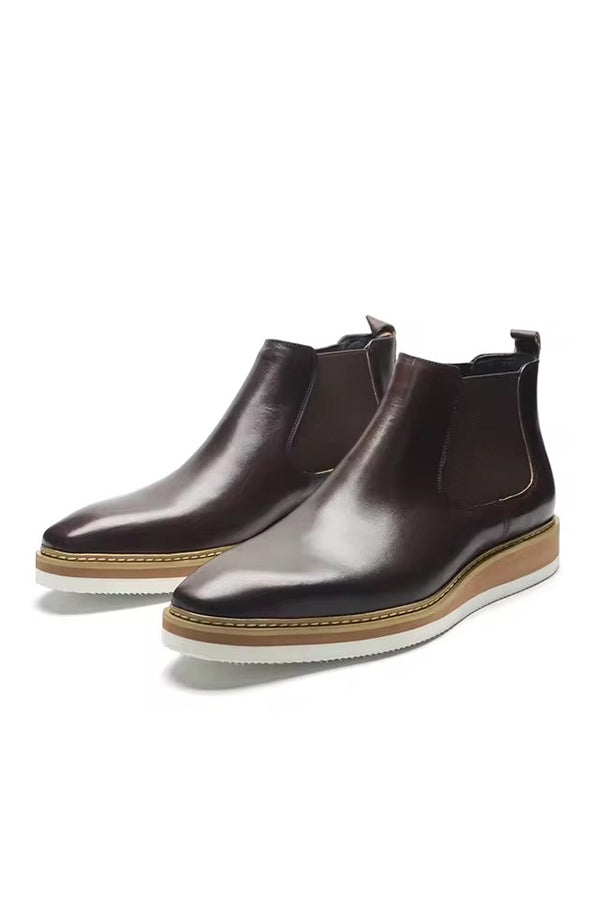 Veltique Elegant Slip-On Boots