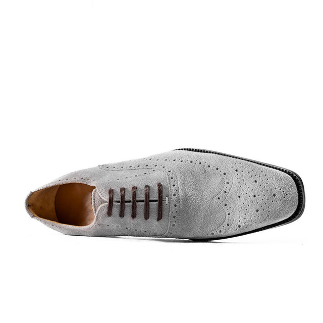 Veltoria LuxeLace Suede Dress Shoes