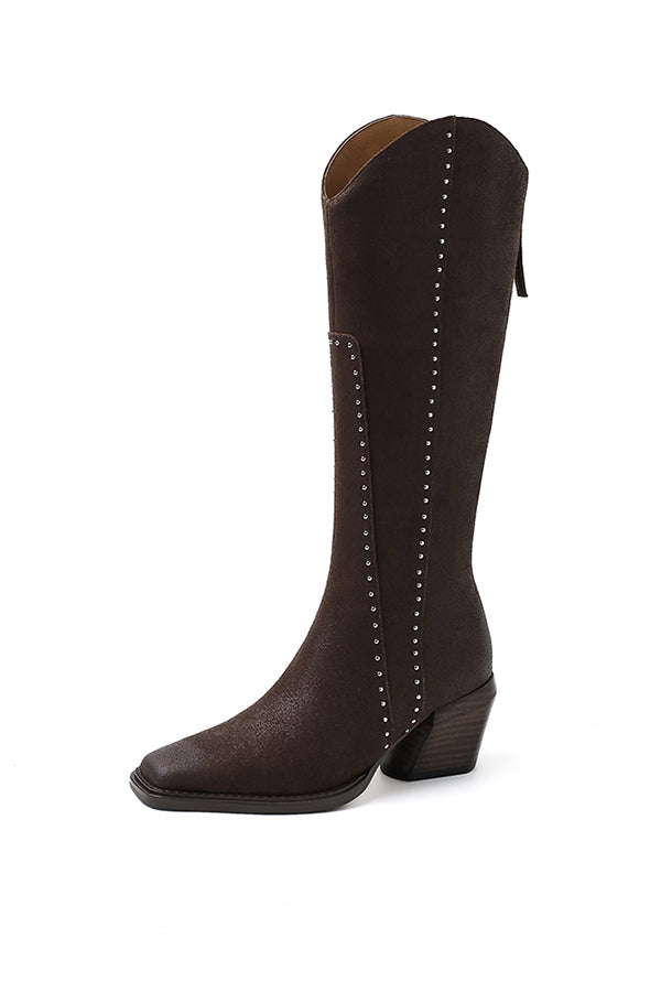 Veltique Heritage High-Rise Boots