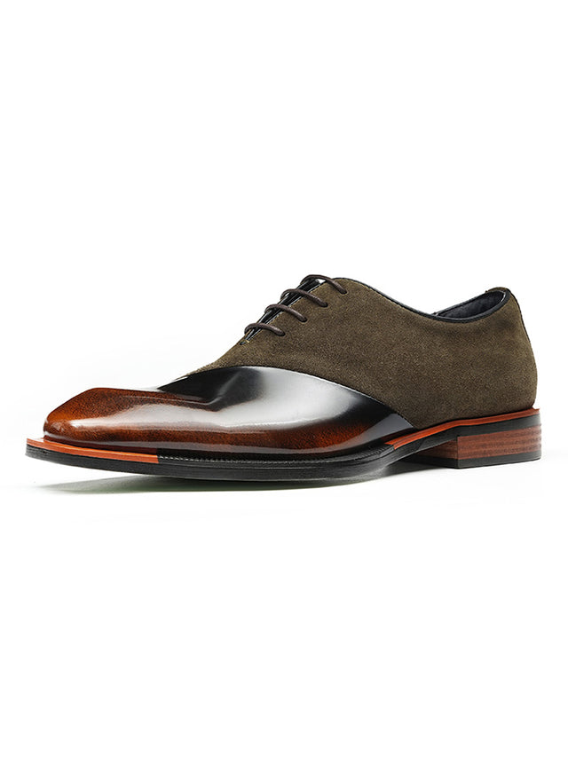 Aurastyle Ebonique Leather Brogues