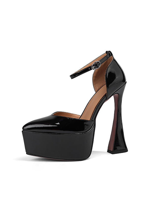 Celestova Ostranuxe Event Croctex Platform Heels