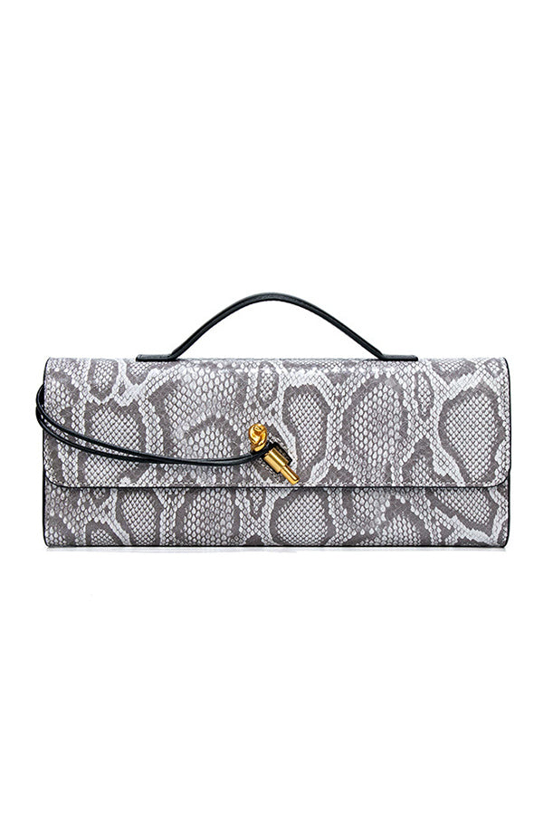 Serpatura Snake Pattern Purse
