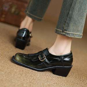 Chic Mary Janes Square Toe Strap Shoes