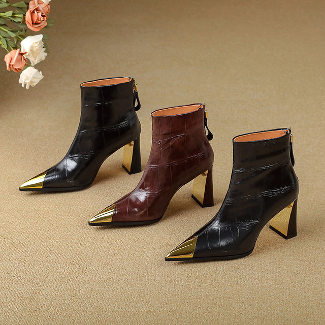 Auburnyx Couture Pointed Toe Event Boots