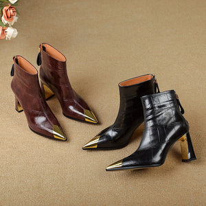 Auburnyx Couture Pointed Toe Event Boots