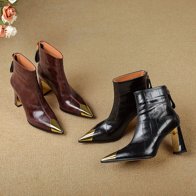 Auburnyx Couture Pointed Toe Event Boots