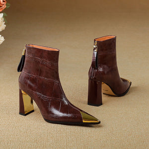 Auburnyx Couture Pointed Toe Event Boots